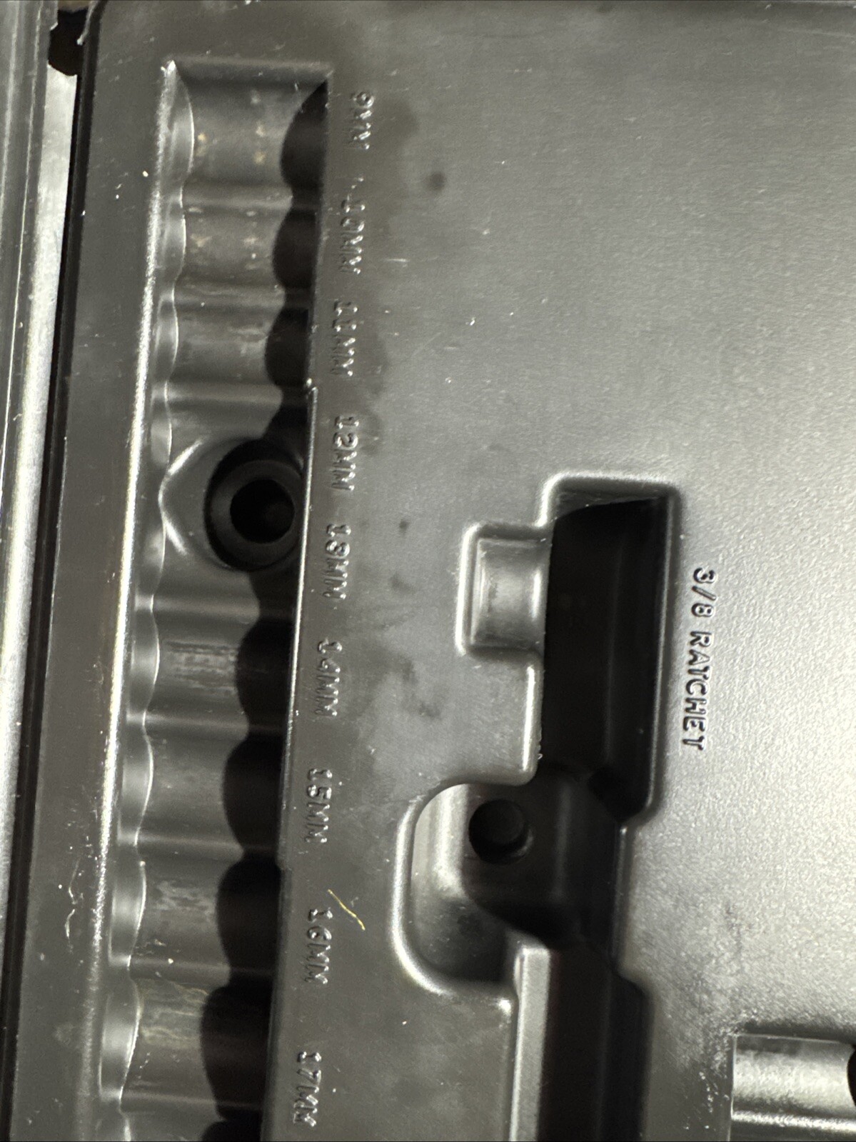 Sears Craftsman USA CASE ONLY Ratchet Thin Profile 22pc Socket Wrench Set 45882