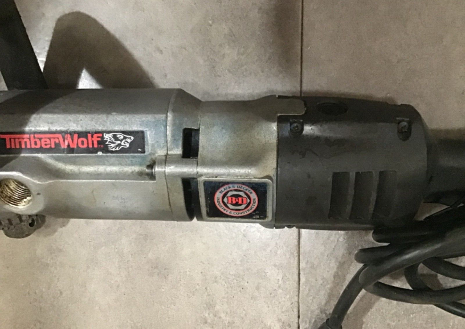 Old Black&Decker(Now Dewalt)TIMBER WOLF 1/2”RIGHT ANGLE 90 Degree DRILL USA