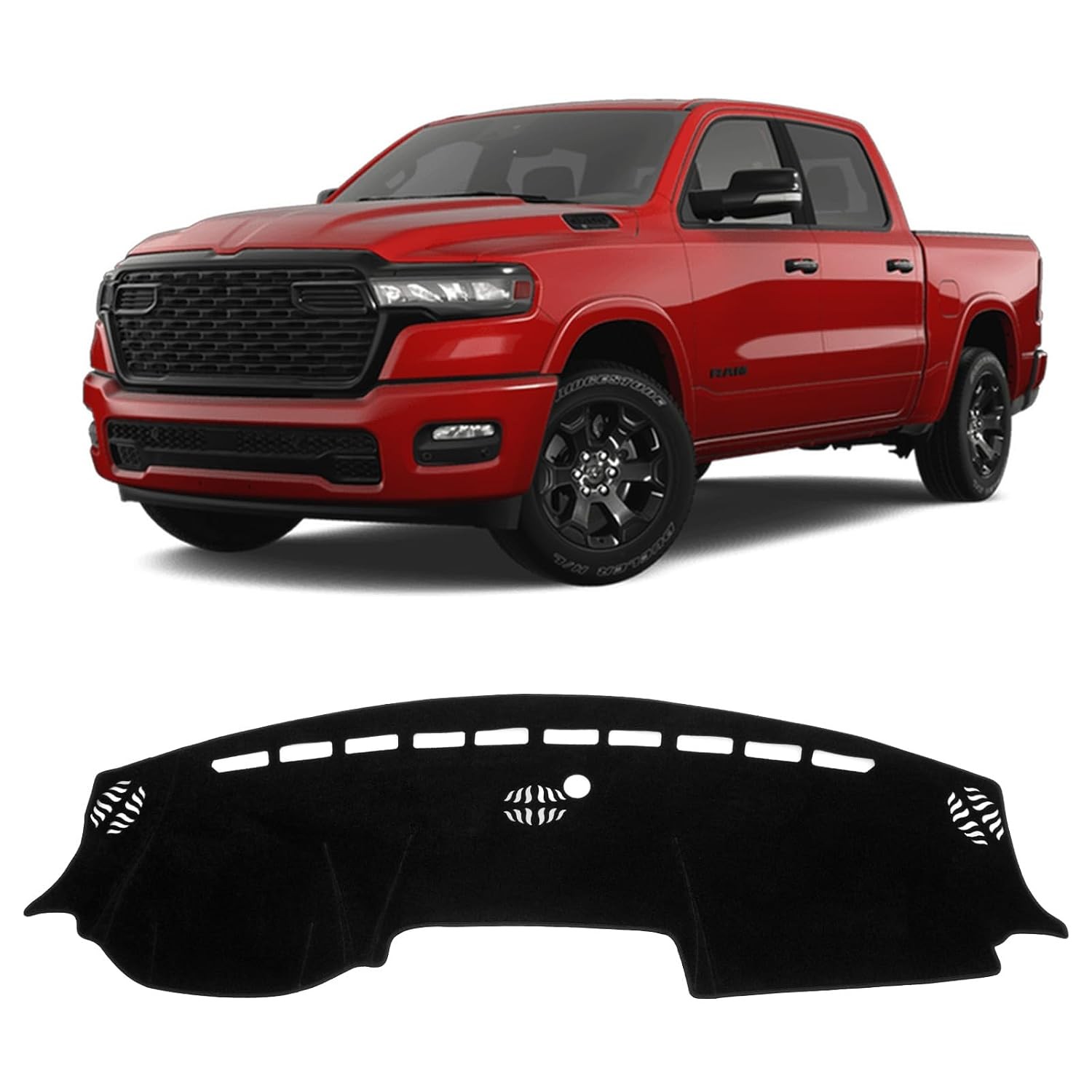 Dodge Ram 1500 2500 3500 Dashboard Cover Mat for Ram Trucks 2019-2026