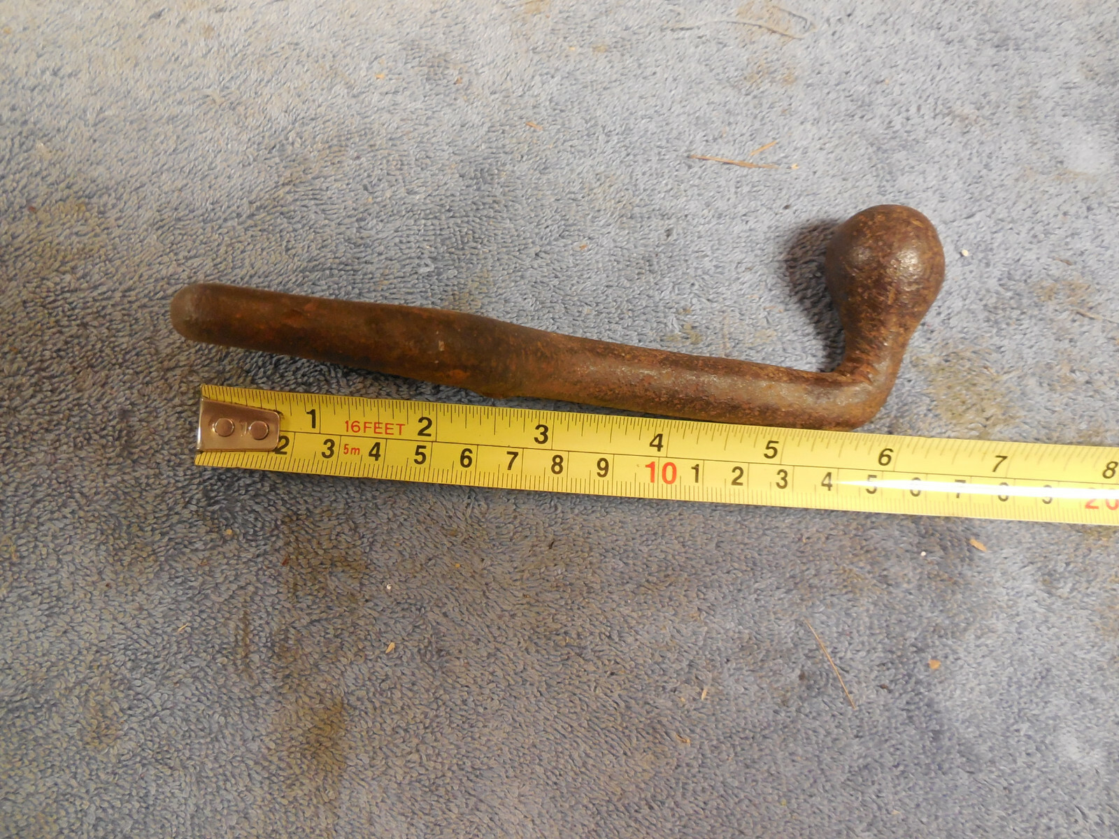 Vintage Cast Wrench / Handle Lathe? Bridgeport?? Machine Tool??