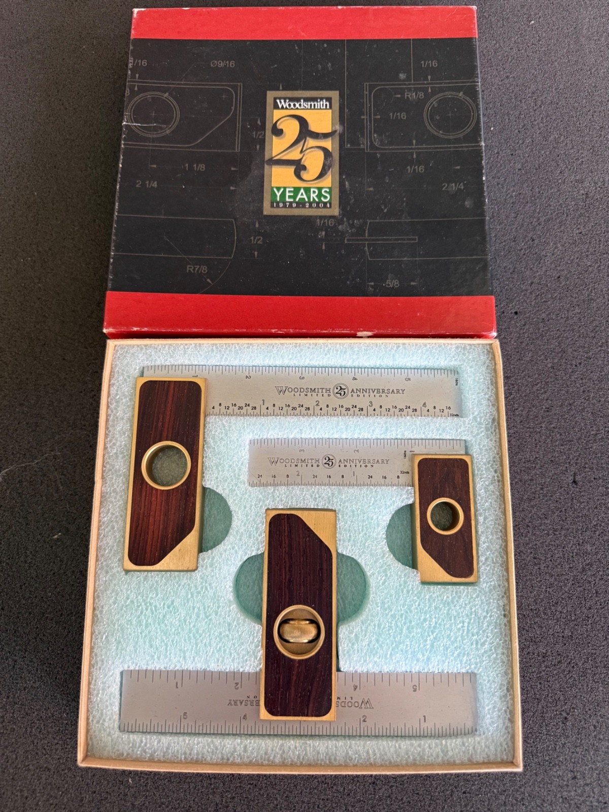 Woodsmith 25th Anniversary Limited Edition Bridge City Tool 3 Piece Set