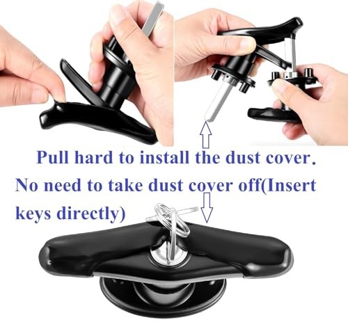 Truck Cap Latch T Handle Lock for Leer Are Matching Set Universal Truck Topper