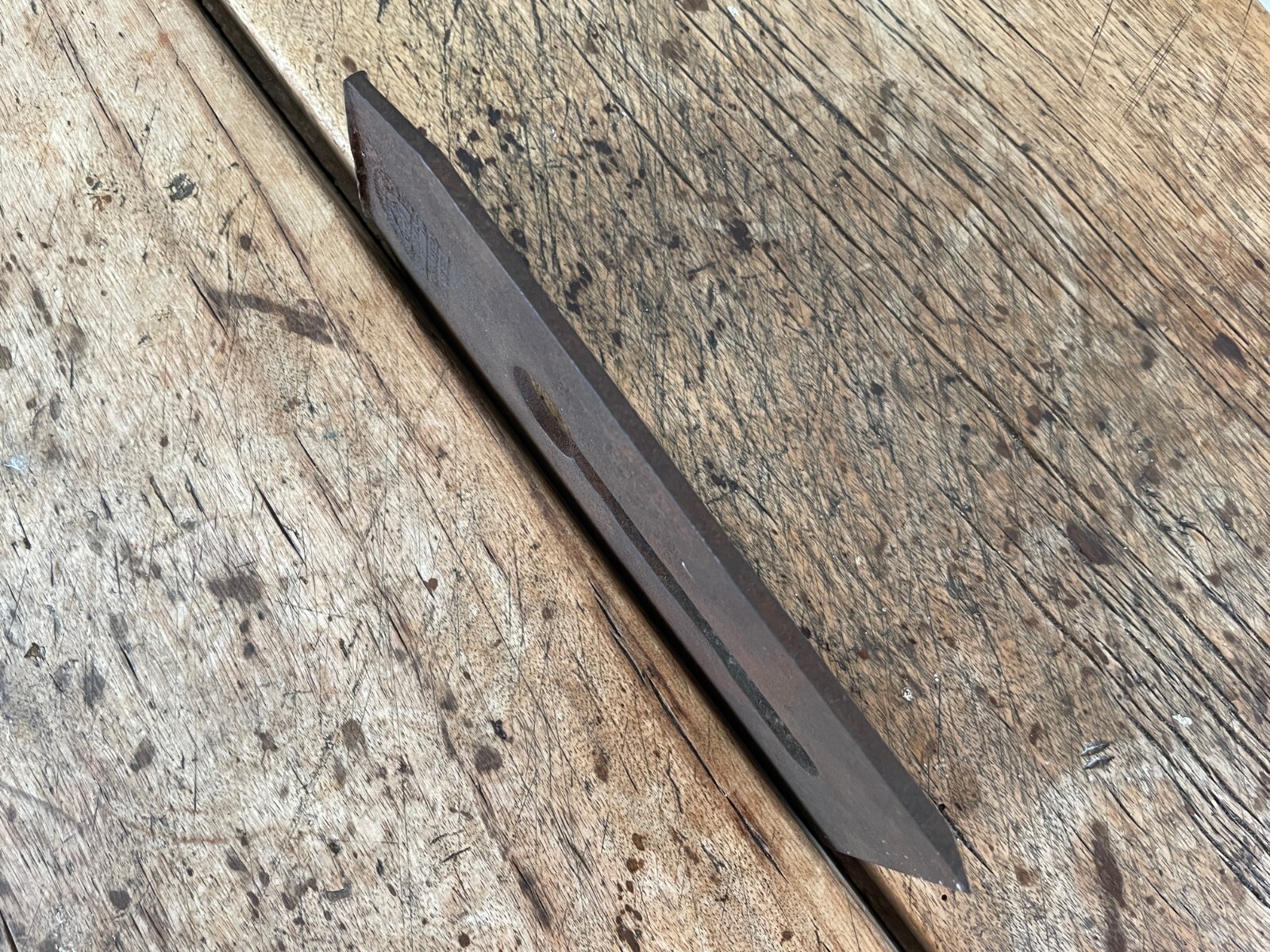 Antique Marples Hibernia Cast-Steel Wood-Plane Iron 2.5″ / 64mm circa 1890