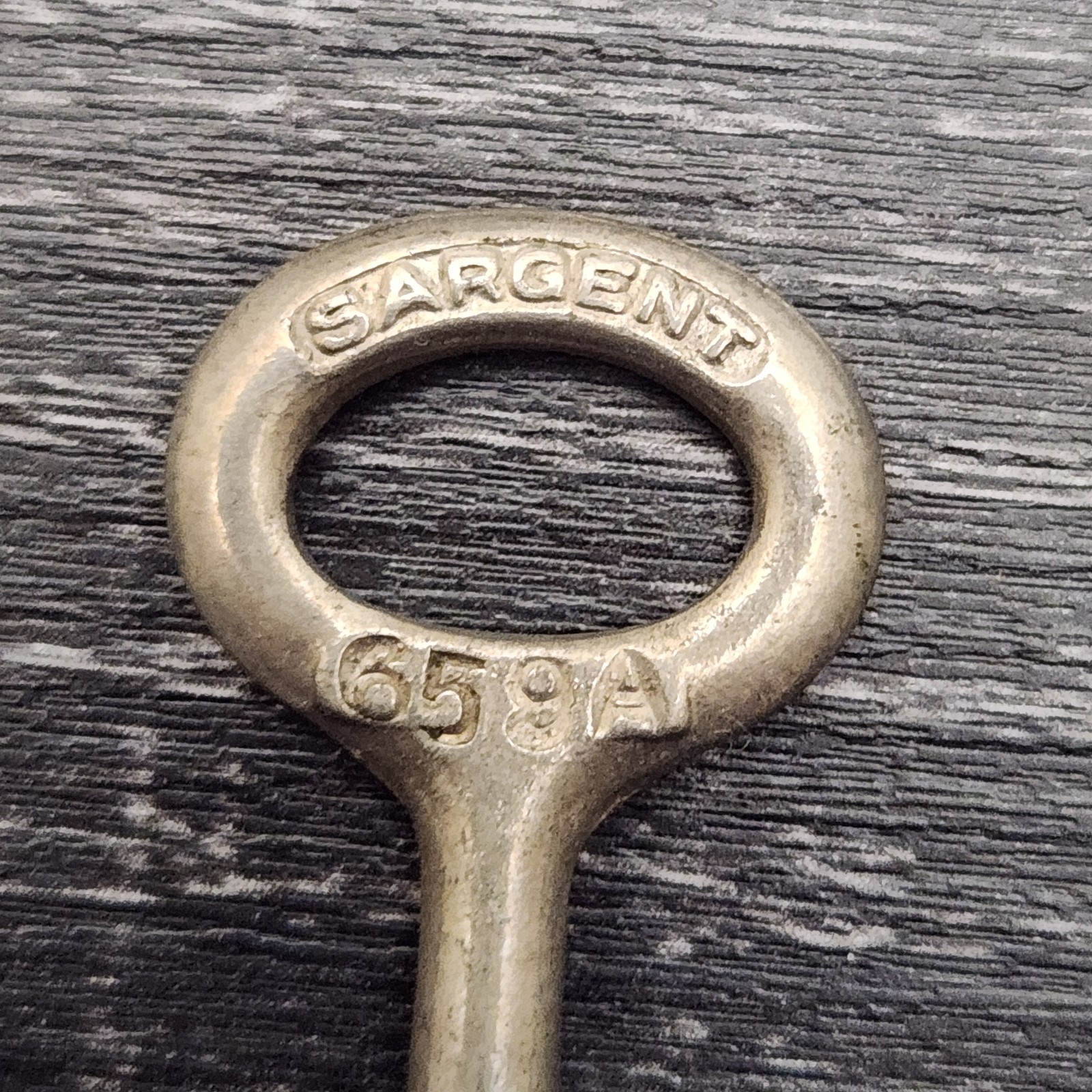 Vintage SARGENT 659A Mortise Lock Key Cut Key Full Measurements in Description