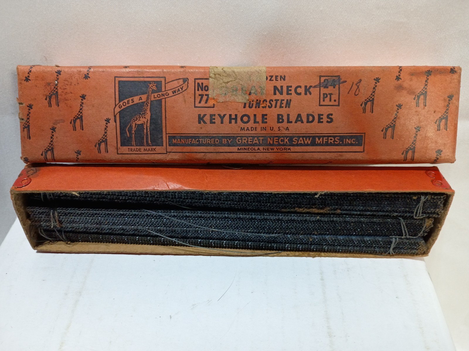 36 Great Neck No. 77 Tungsten Keyhole Saw Blades 7 1/2 inch Fine 18t per Inch