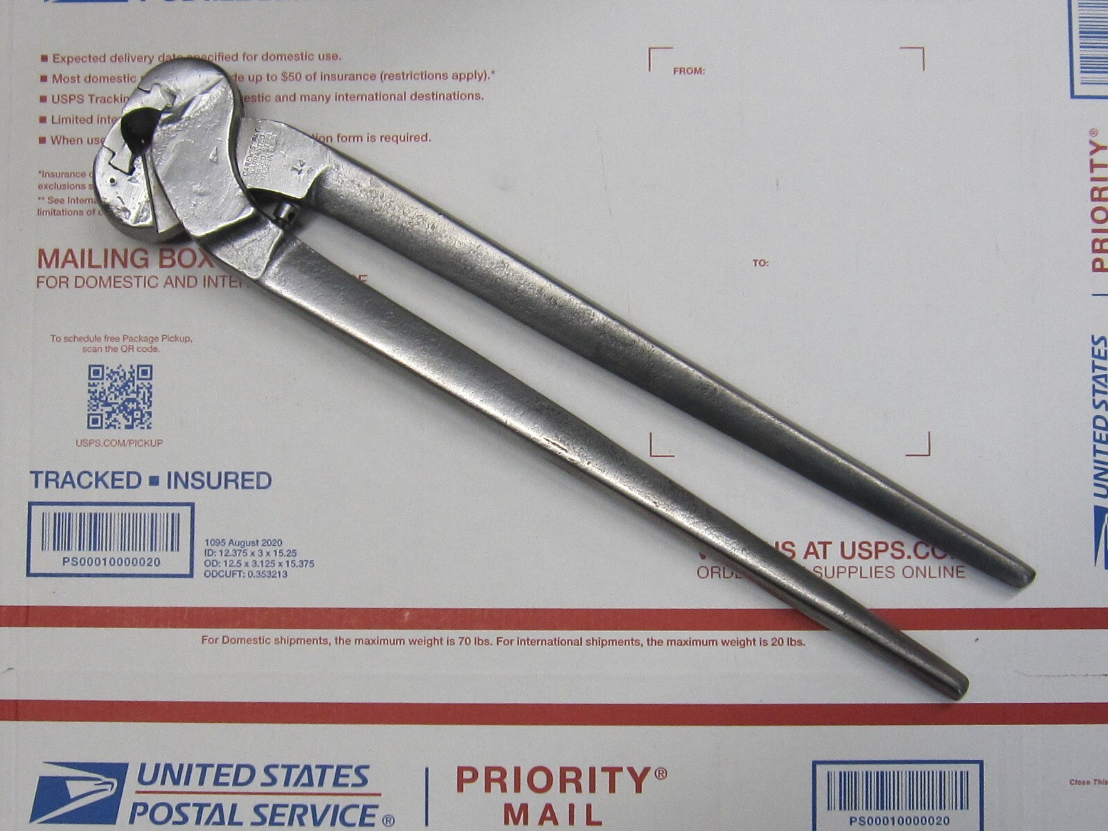 Early 1900’s Heavy Duty Carew’s Pat End Nippers -Farriers – Blacksmithing U.S.A