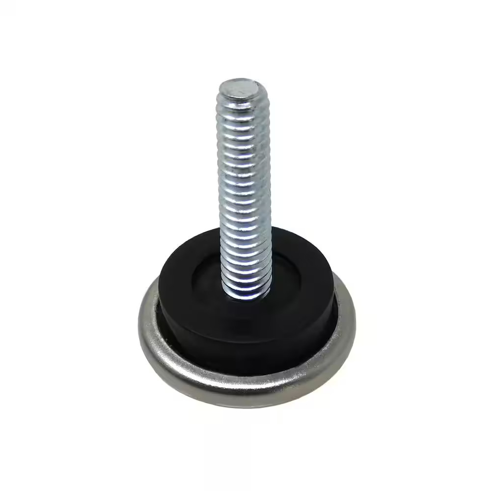 1-1/16 In. round Threaded Stem Leveling Furniture Glides for Floor Protection (4