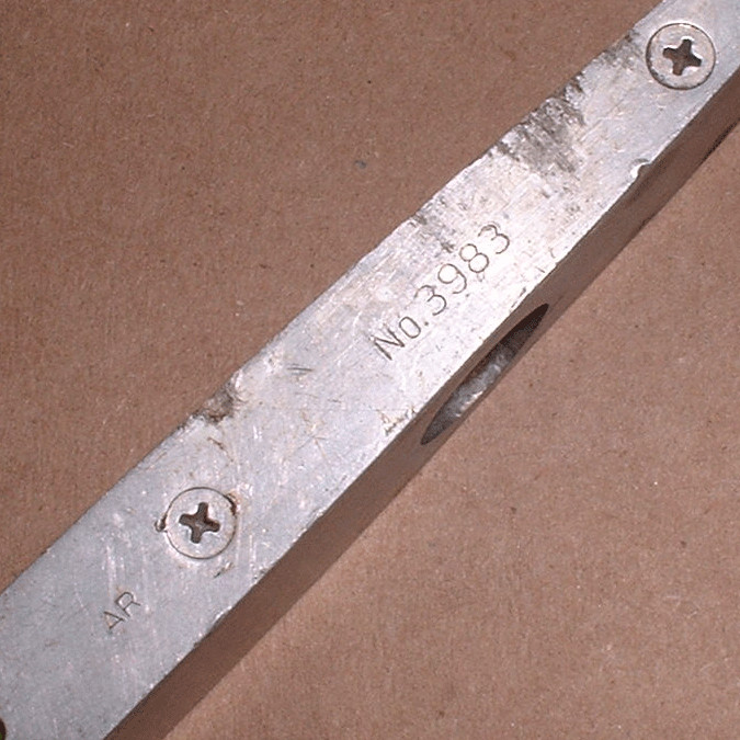 Vintage Craftsman 9″ Aluminum Torpedo Level No. 3983 with Big Underline C Logo