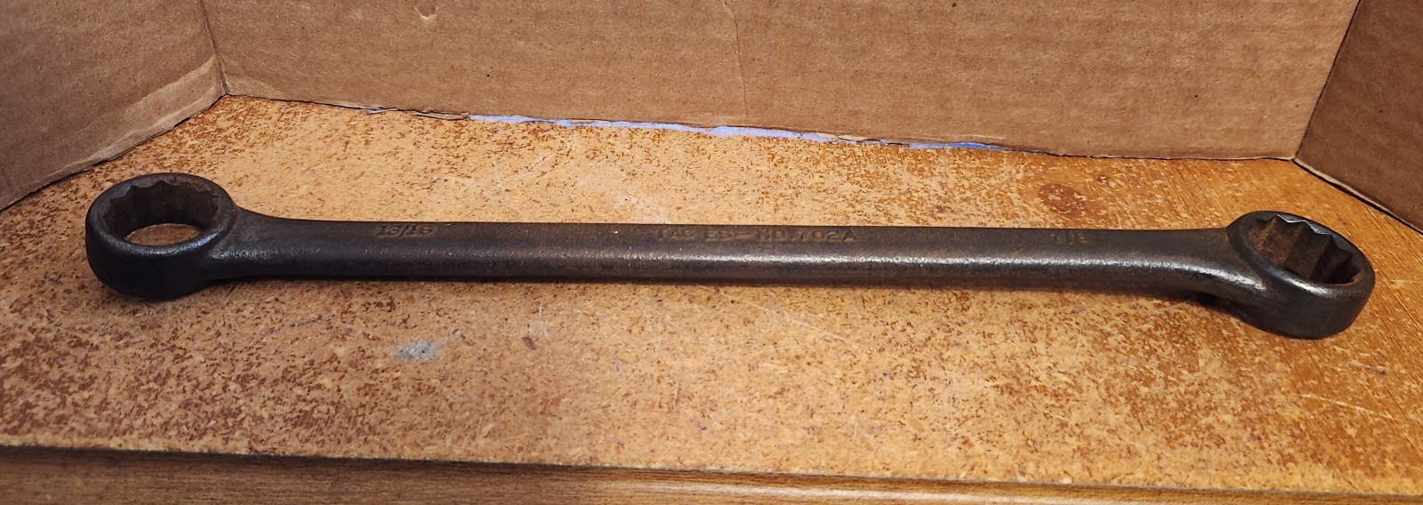 AMCO Erie Pa. 13/16″ X 7/8″ 12 Point Box Wrench TAC-ES-NO.702-A Vintage Lot 3719