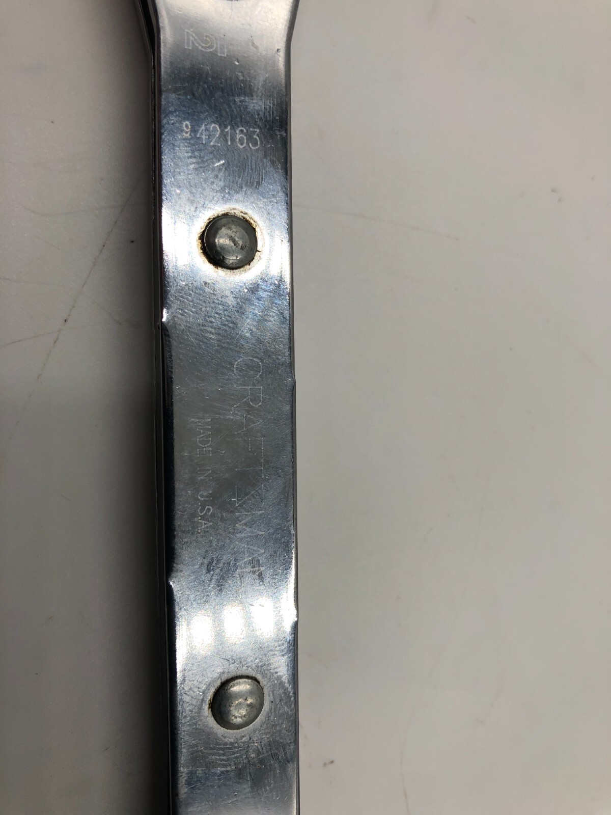 Vintage Craftsman SAE 12PT 1/2″ x 9/16″ Ratcheting Box Wrench 42163, Free Ship!