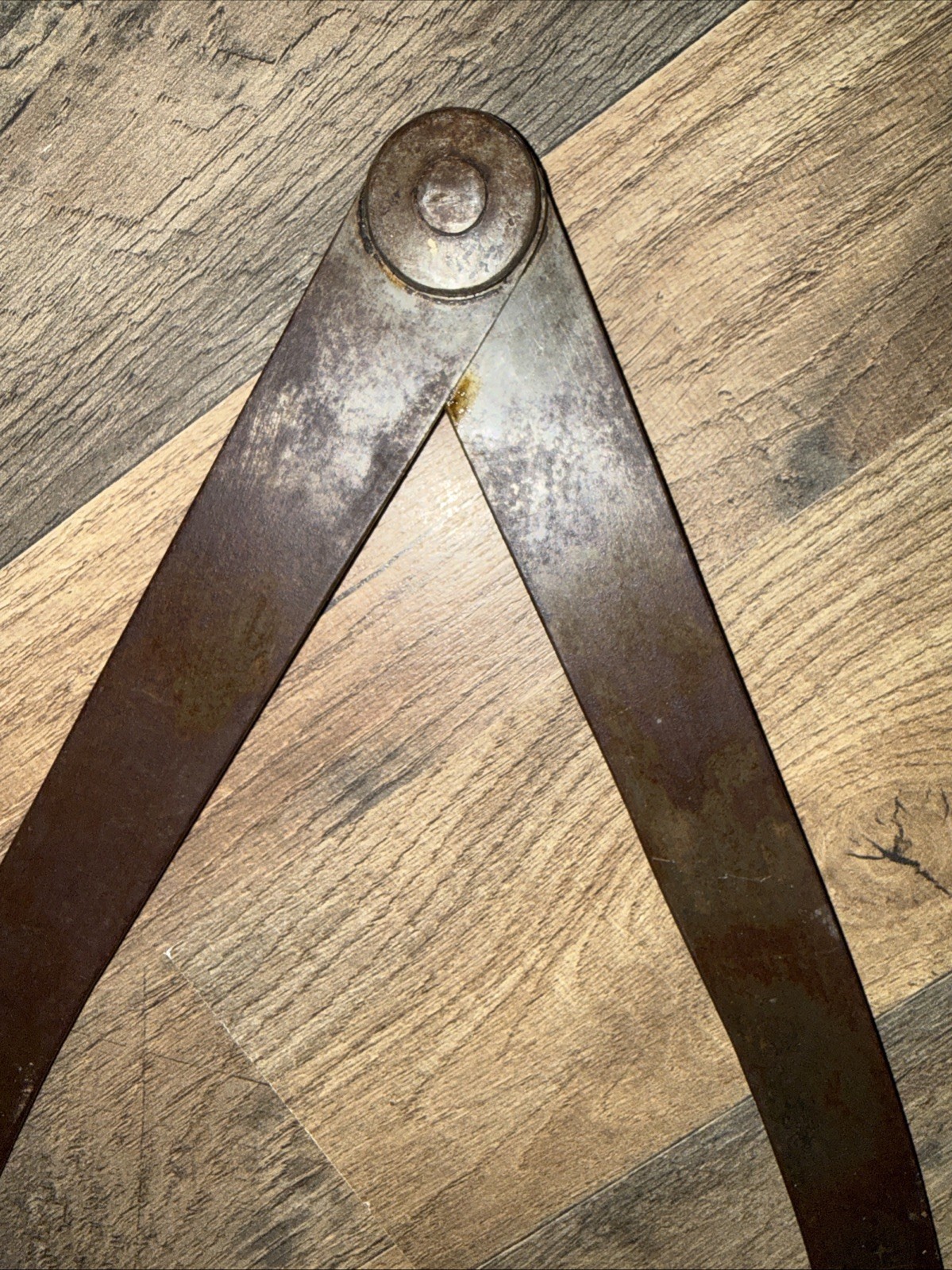 Antique Outside Large Calipers Hand Forged Steel Blacksmith 19th Century