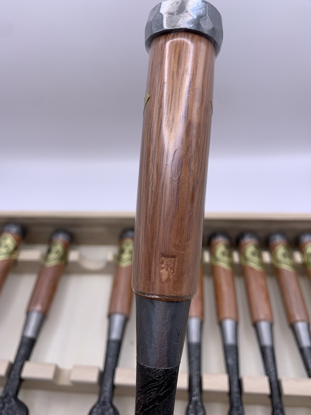 Tasai Mokume Oire Nomi Bench Chisel Set Of 10 – Boxed – Unused Japanese Tools