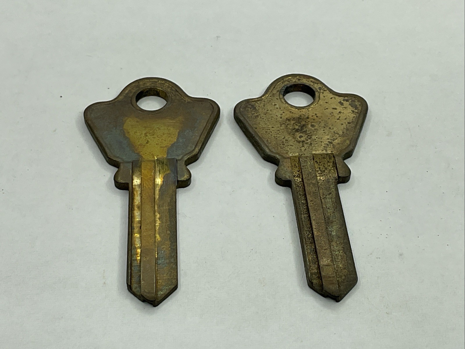 Curtis Industries NOS Key Blank Lot Of 2 Uncut WE1 Brass Keys C-CK102