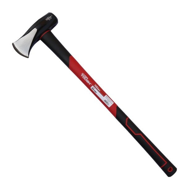8 lb Splitting Burst Axe Maul Fiberglass Handle Steel Log Splitting Head
