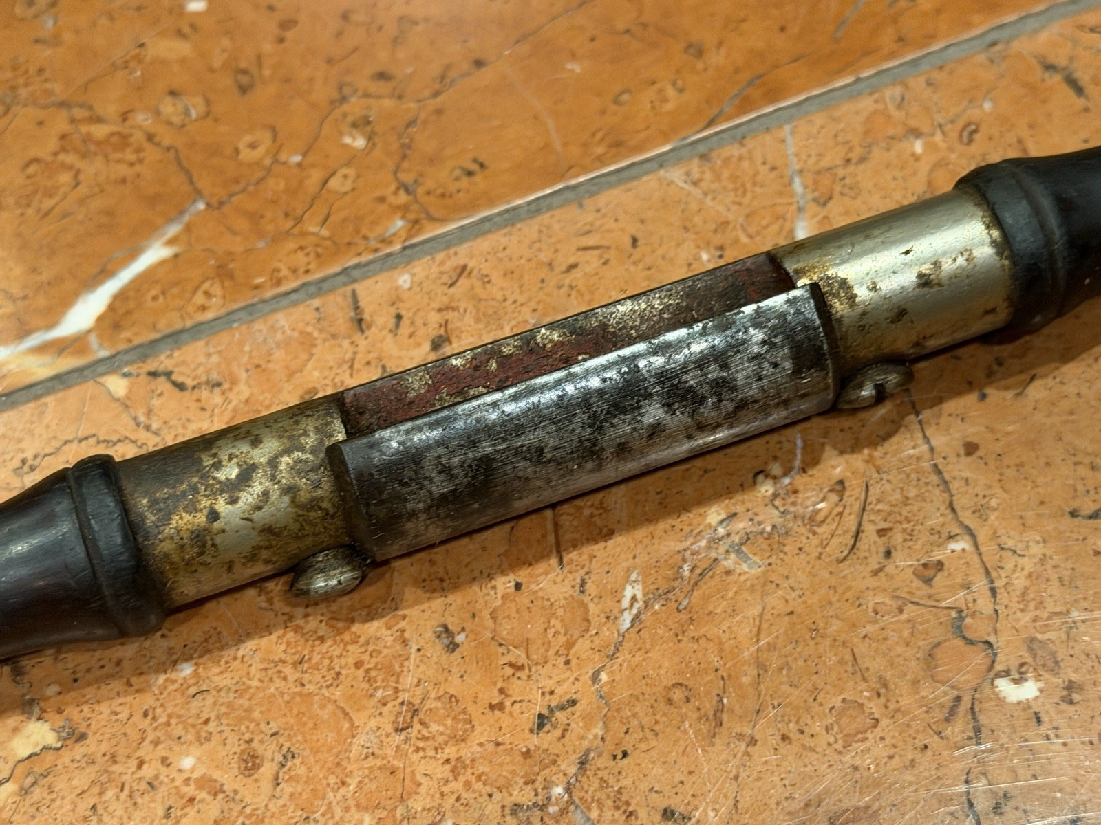 MF CO MILLERS FALLS MASS ANTIQUE NO 1 SPOKE SHAVE CIGAR SHAVE ROSEWOOD PAT 1884