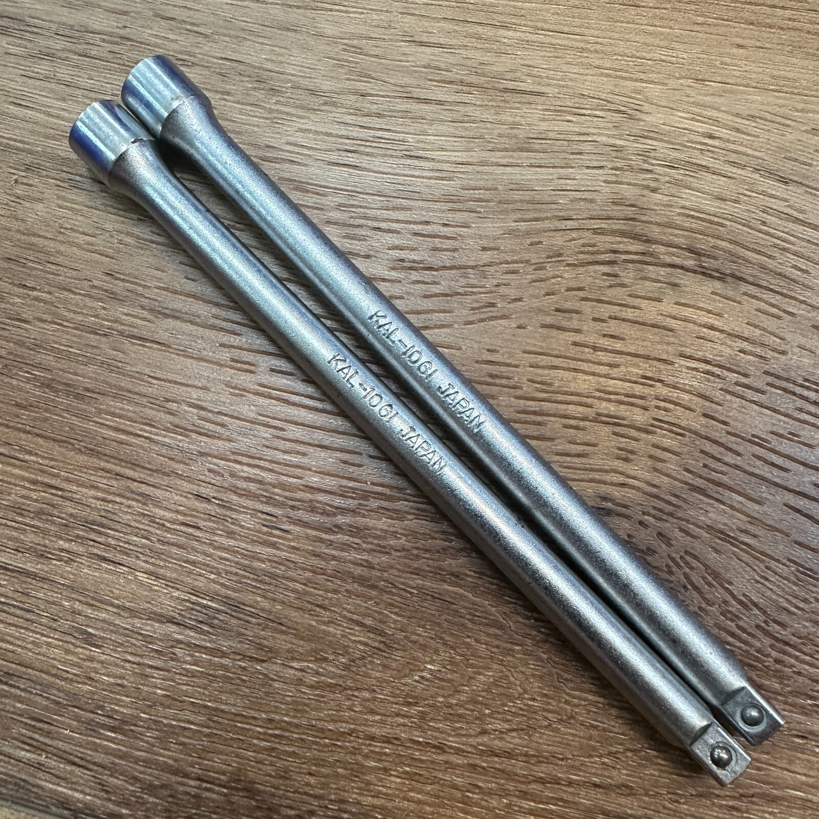 Lot of 2 KAL Tools Japan 1/4″ Drive 6″ Long Socket Extension Tool 1061 Matte