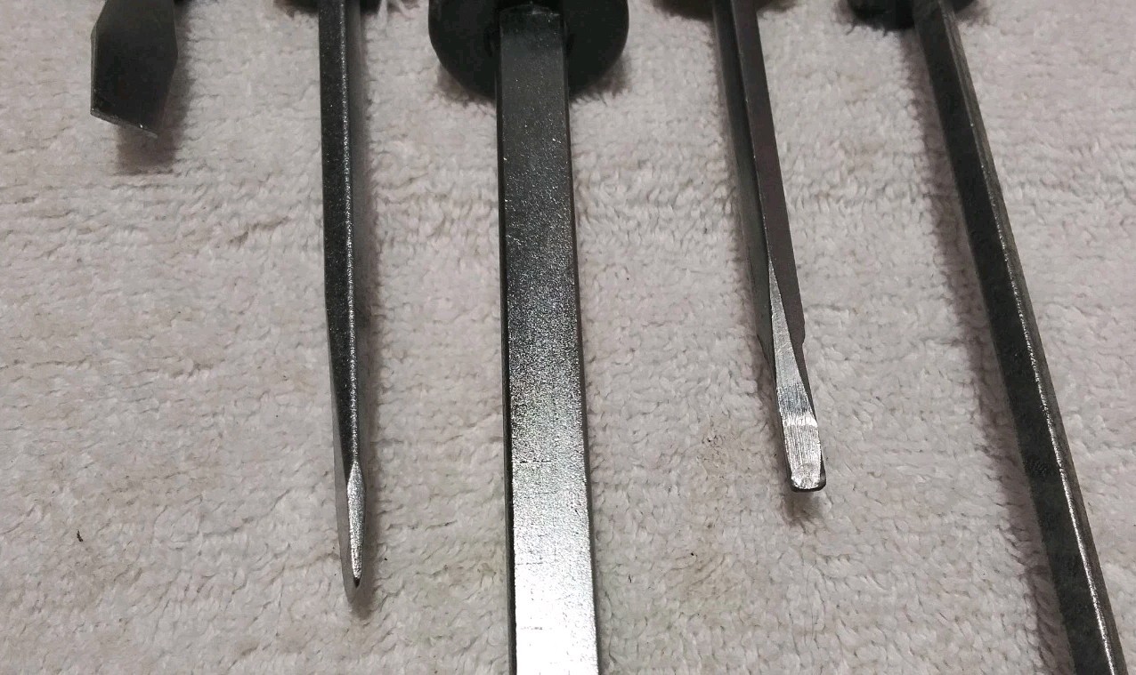 5PC CRAFTSMAN SLOTTED ASSORTED LENGTHS VINTAGE SCREWDRIVER HANDLE SET USA 🇺🇸