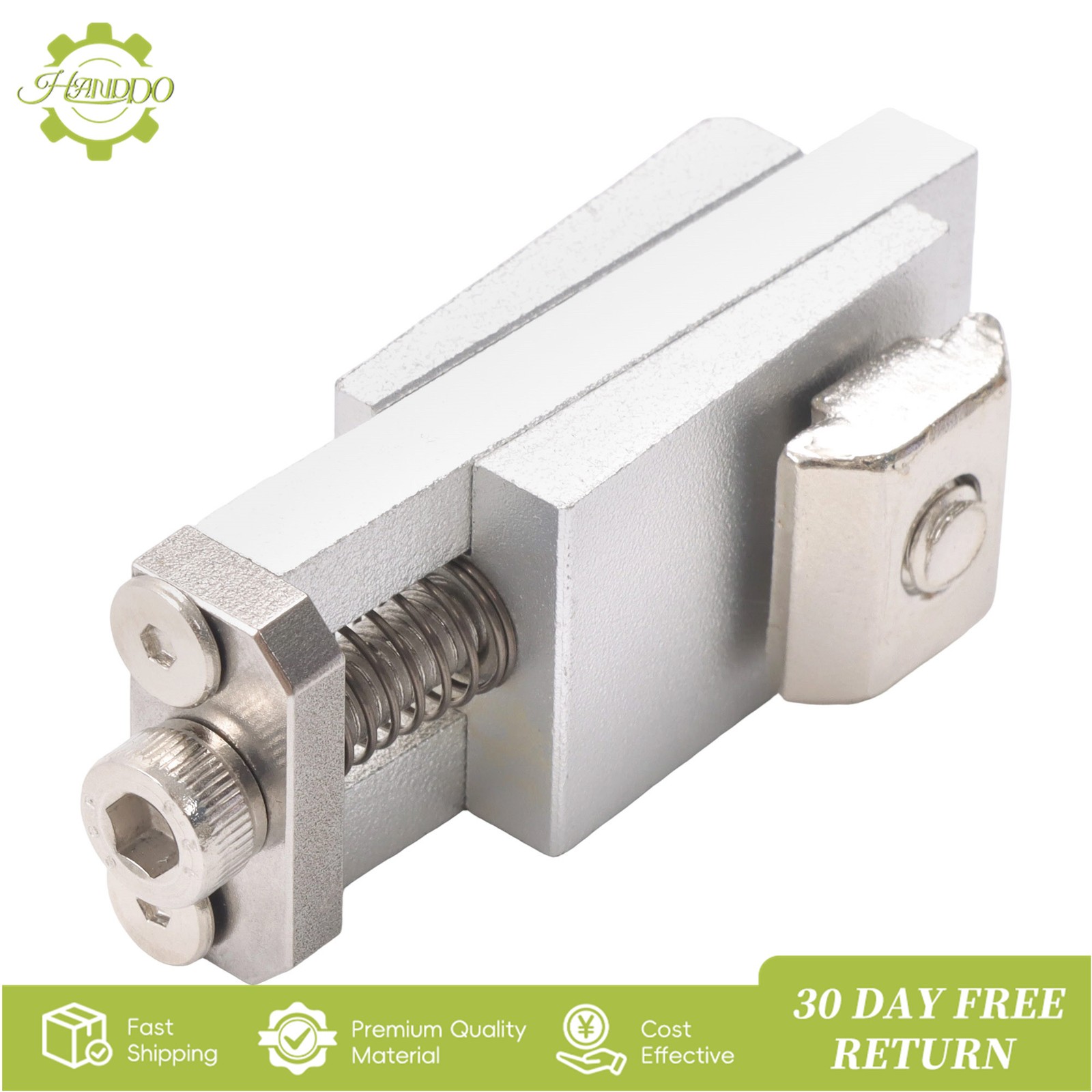 4PCS Aluminum Mini Vise Clamp Toe Clamp 2.2″×0.9″×0.8″ for Metalworking Milling