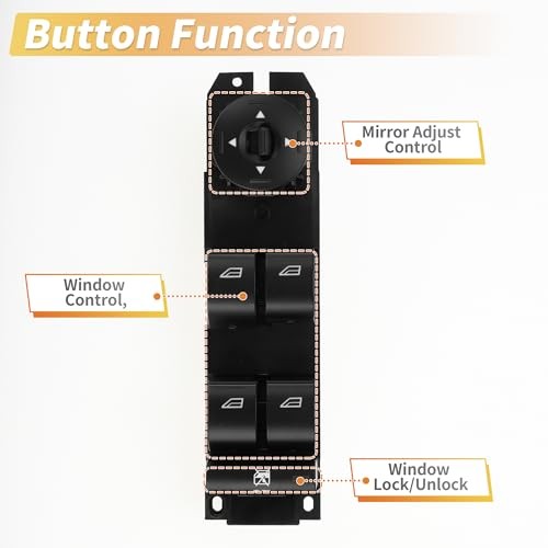 Front Left Driver Side Power Window Switch Window Control Switch
