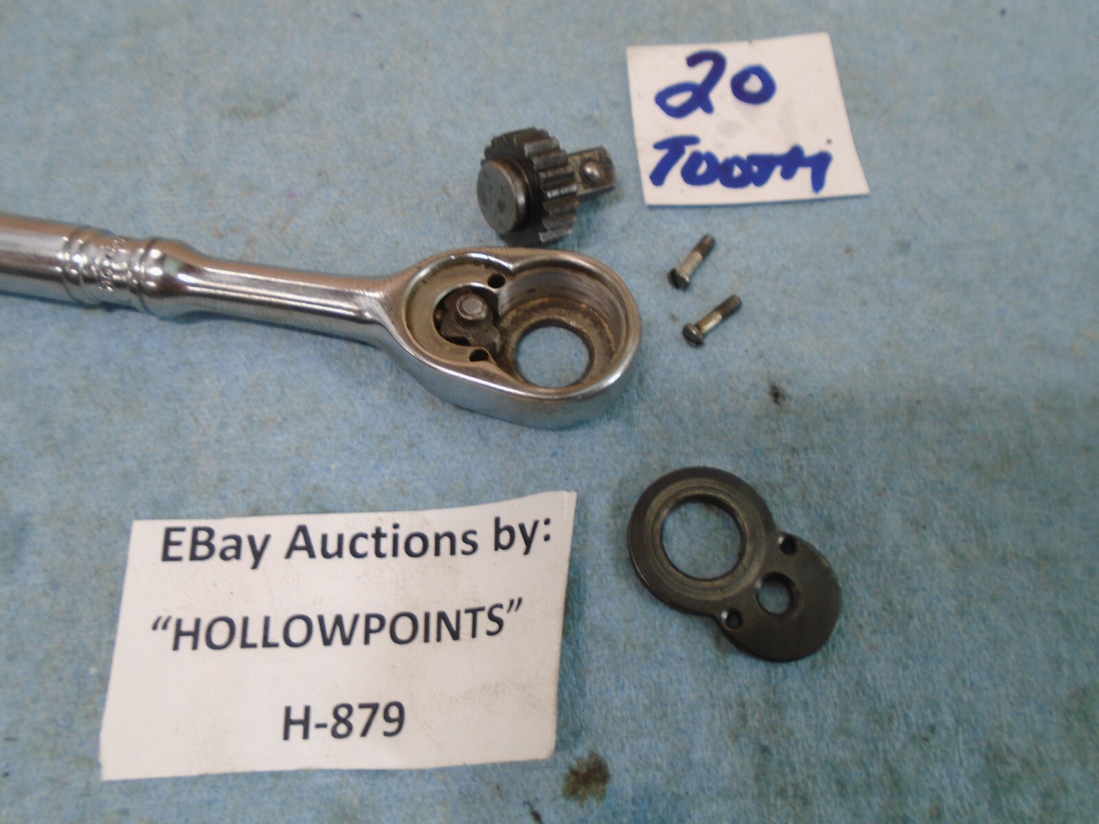 Snap-On TM70B Ratchet 1/4″ Drive 4-5/16″ Long Handy Compact 20 T Gear H879