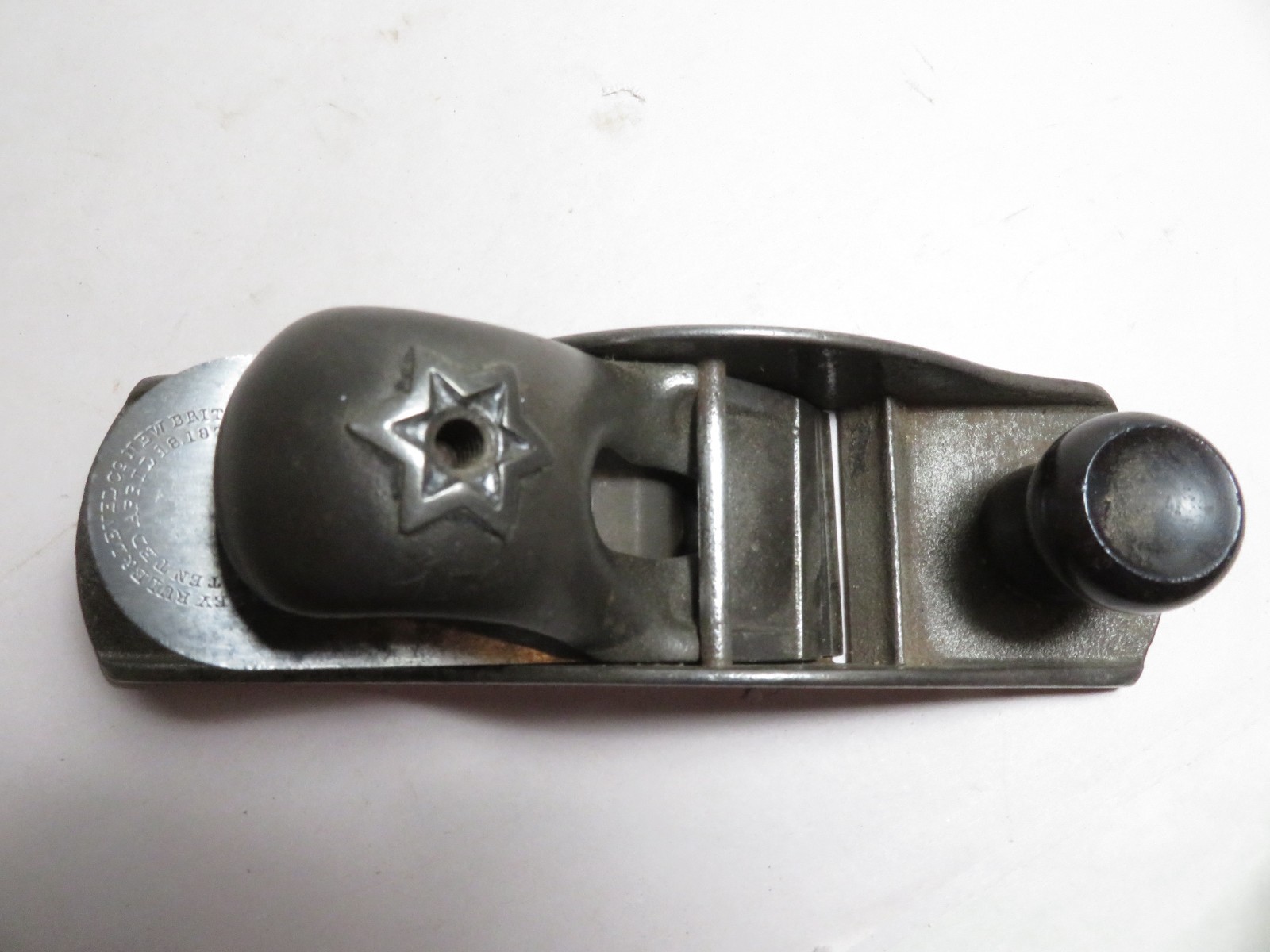 Stanley #120 Type 2 Block Plane Star Cap Pat 1876