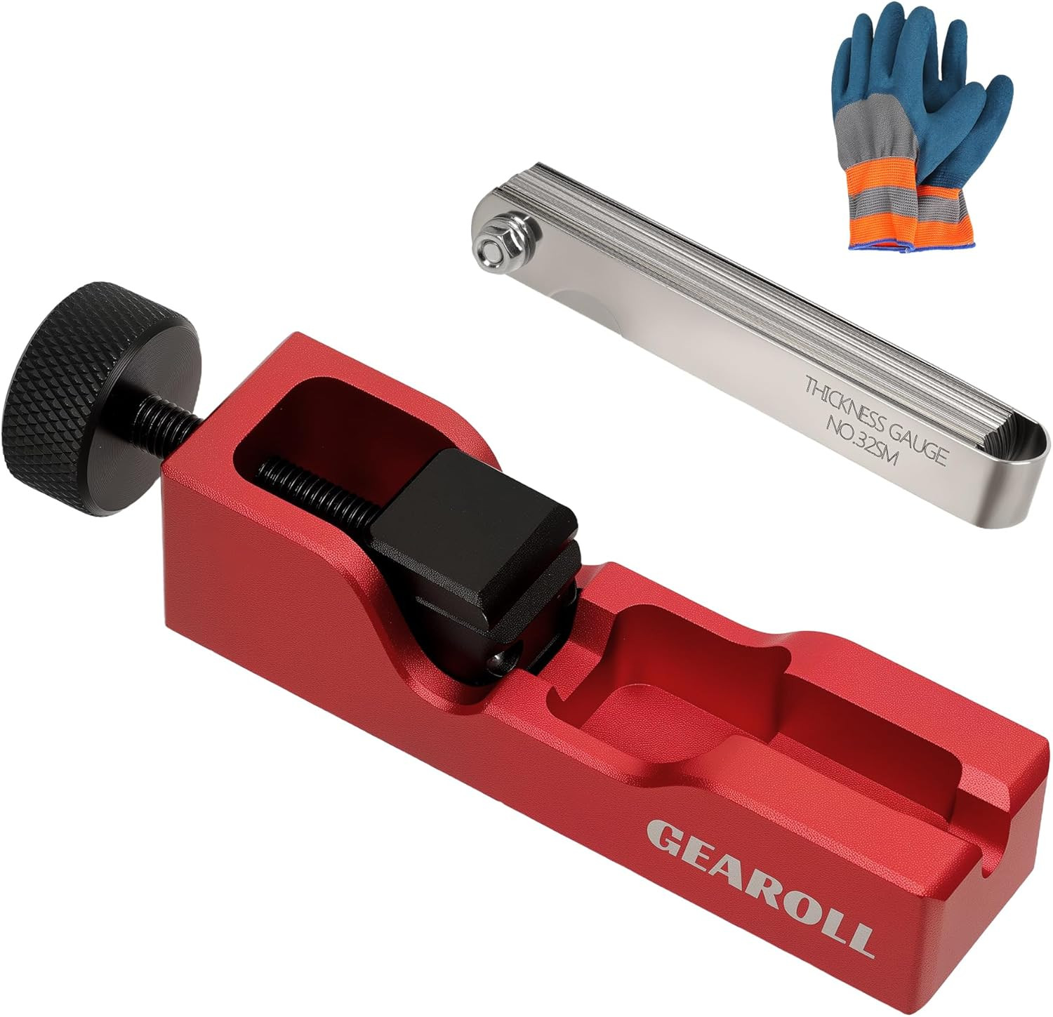 Spark Plug Gap Tool with 32 Blade Steel Feeler Gauge, Spark Plug Gapping Tool