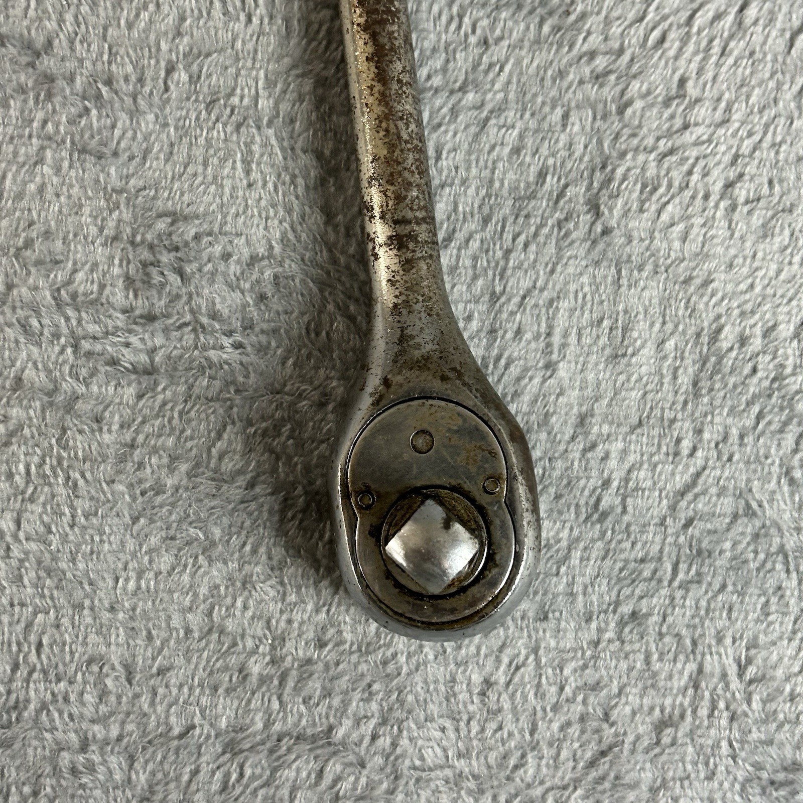 Armstrong S-91 1/2″ Drive Ratchet USA Made Heavy Duty Knurled Handle Vintage