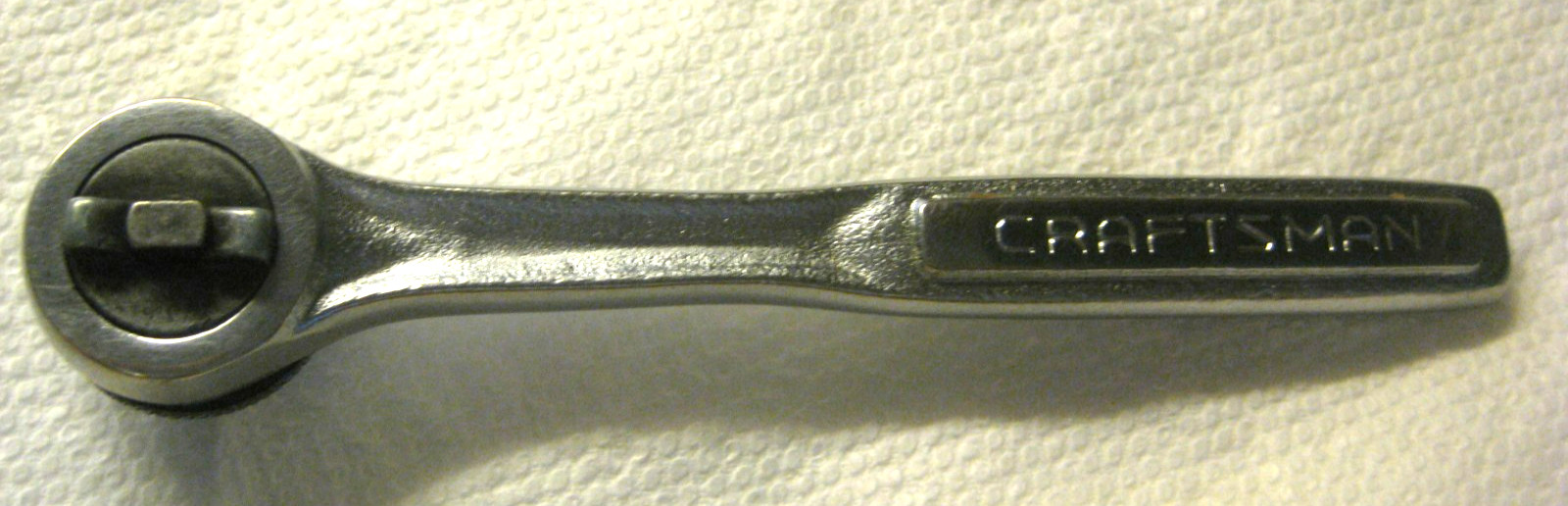 2 Pcs Craftsman 43187 1/4″ & 43788 3/8″ Dr. Thumb Wheel Ratchet Vintage -V-