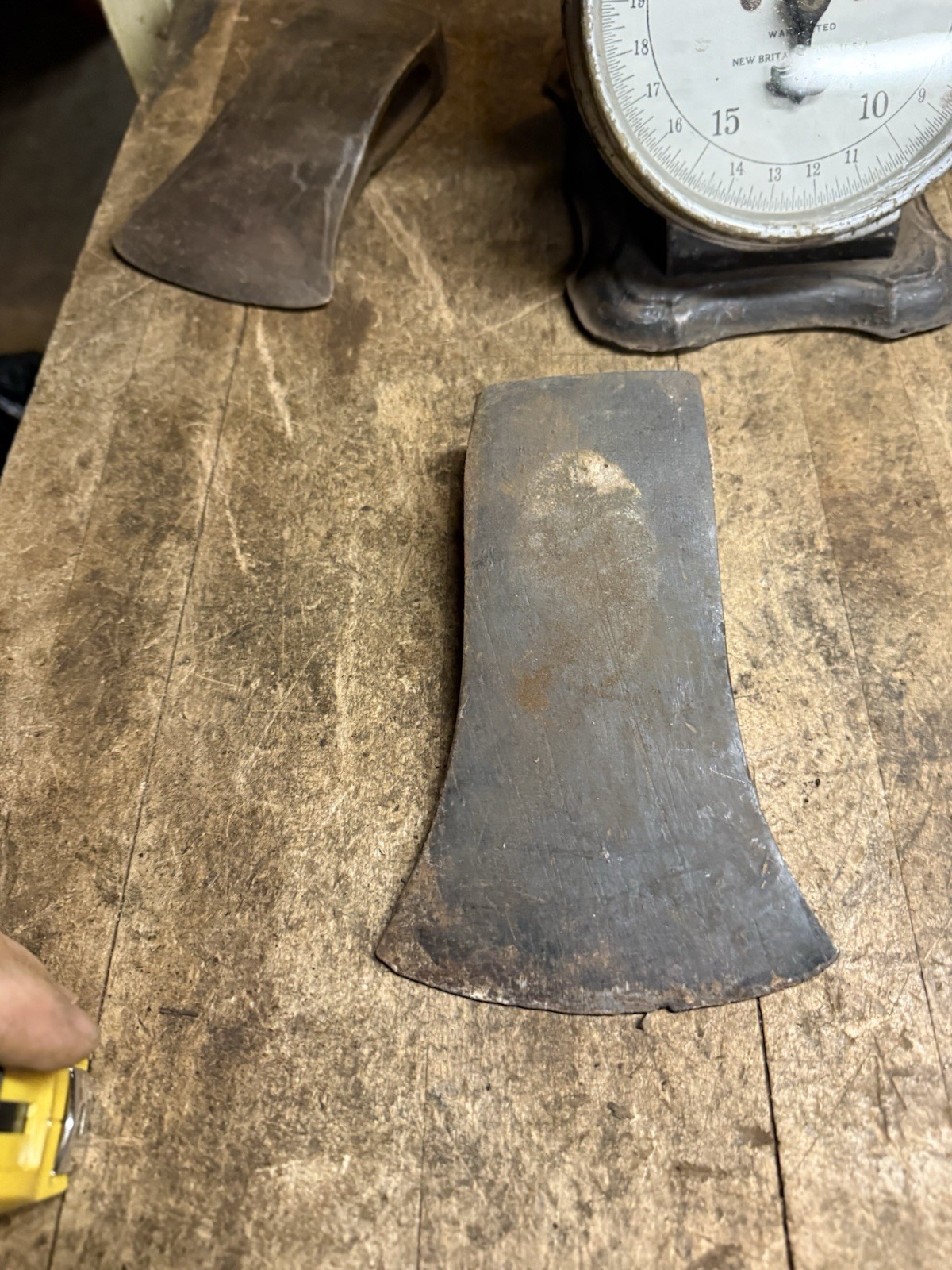 Vintage 3-1/2 Lb Long Rafting Pattern Axe Head Hand Tool Unmarked Collins USA