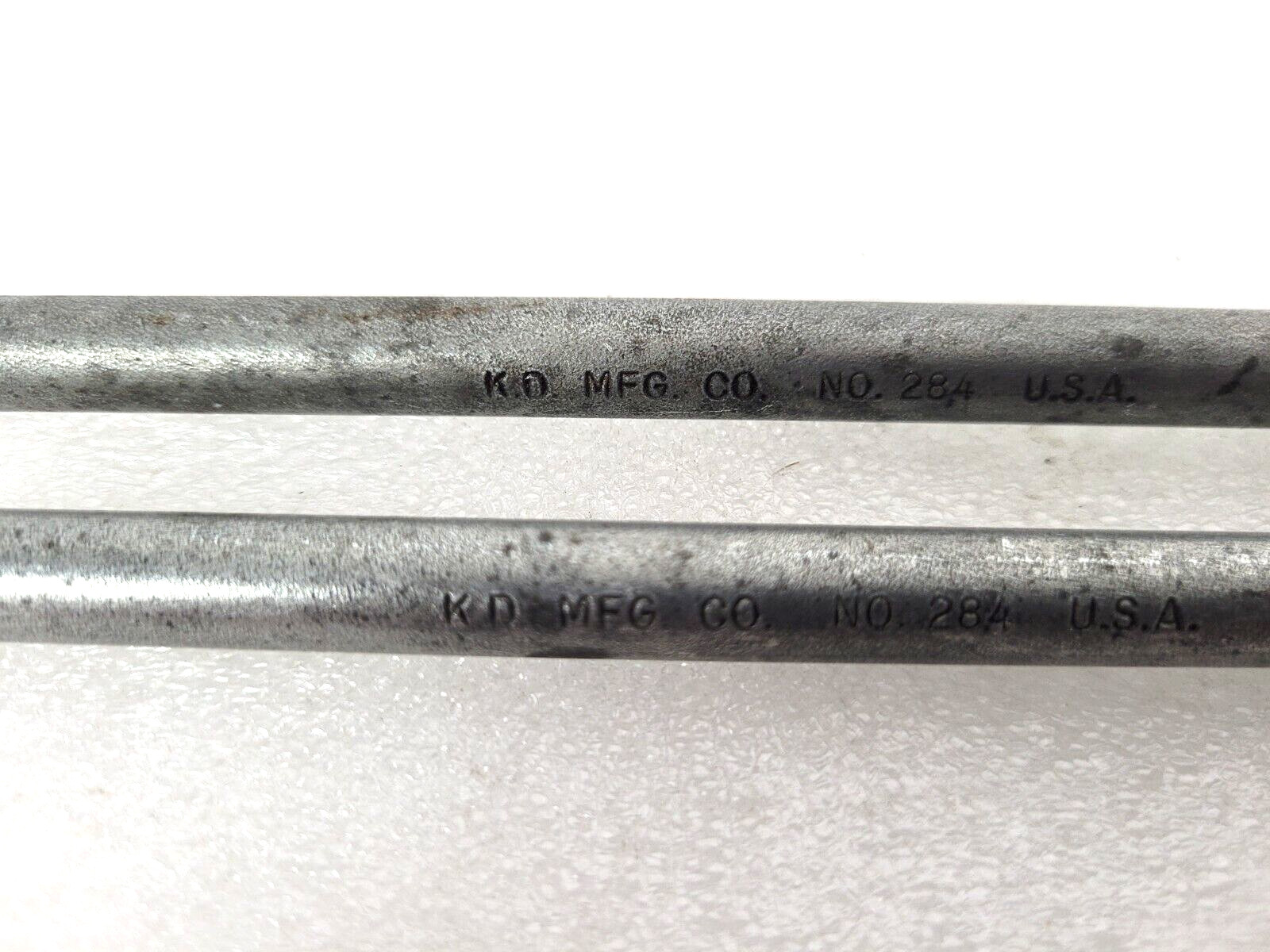 (2) Vintage K-D Mfg. Co. USA No. 284 Drum Brake Pry Bar Tool 12″ Long