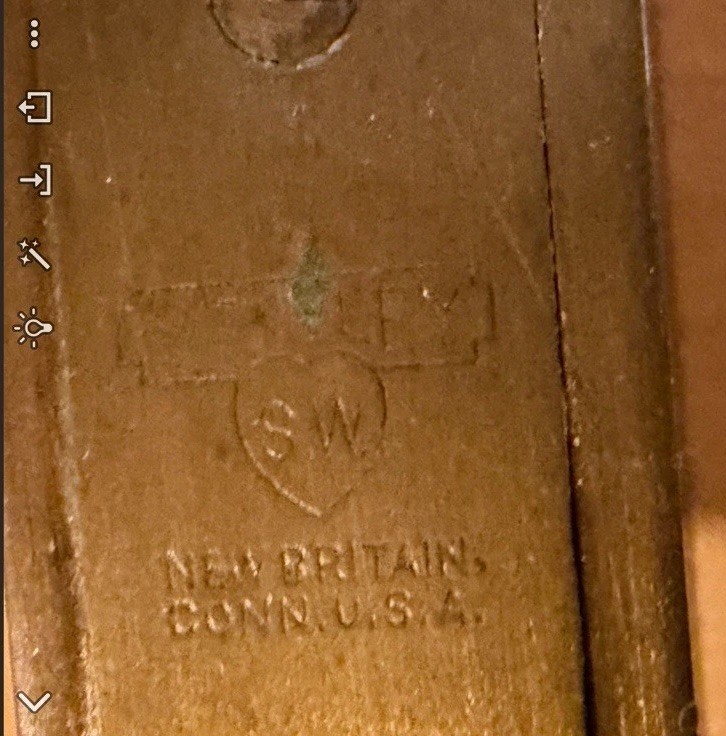 Vintage 24-in Wood Level – STANLEY Wood And Brass Dated 5/8/1906 #1093