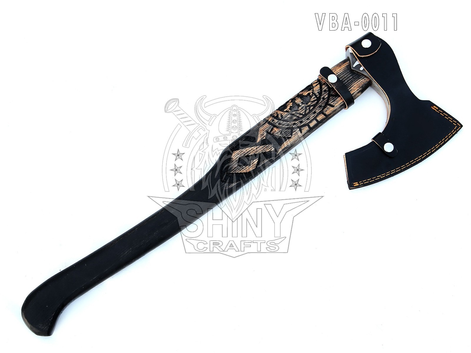 Axes Handmade Viking Axe,Hatched Norse Battle Axe-40 Long Two Handed Axes VBA-11