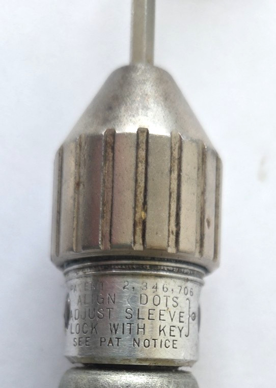 VTG Jacobs Chuck Model 6141 push drill / spiral ratchet screwdriver 0-1/4 works