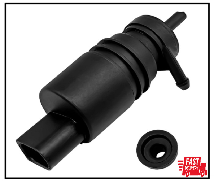 Windshield Washer Pump & Grommet Compatible w/2009-2016 Ram 2500, 2009-2017 1500