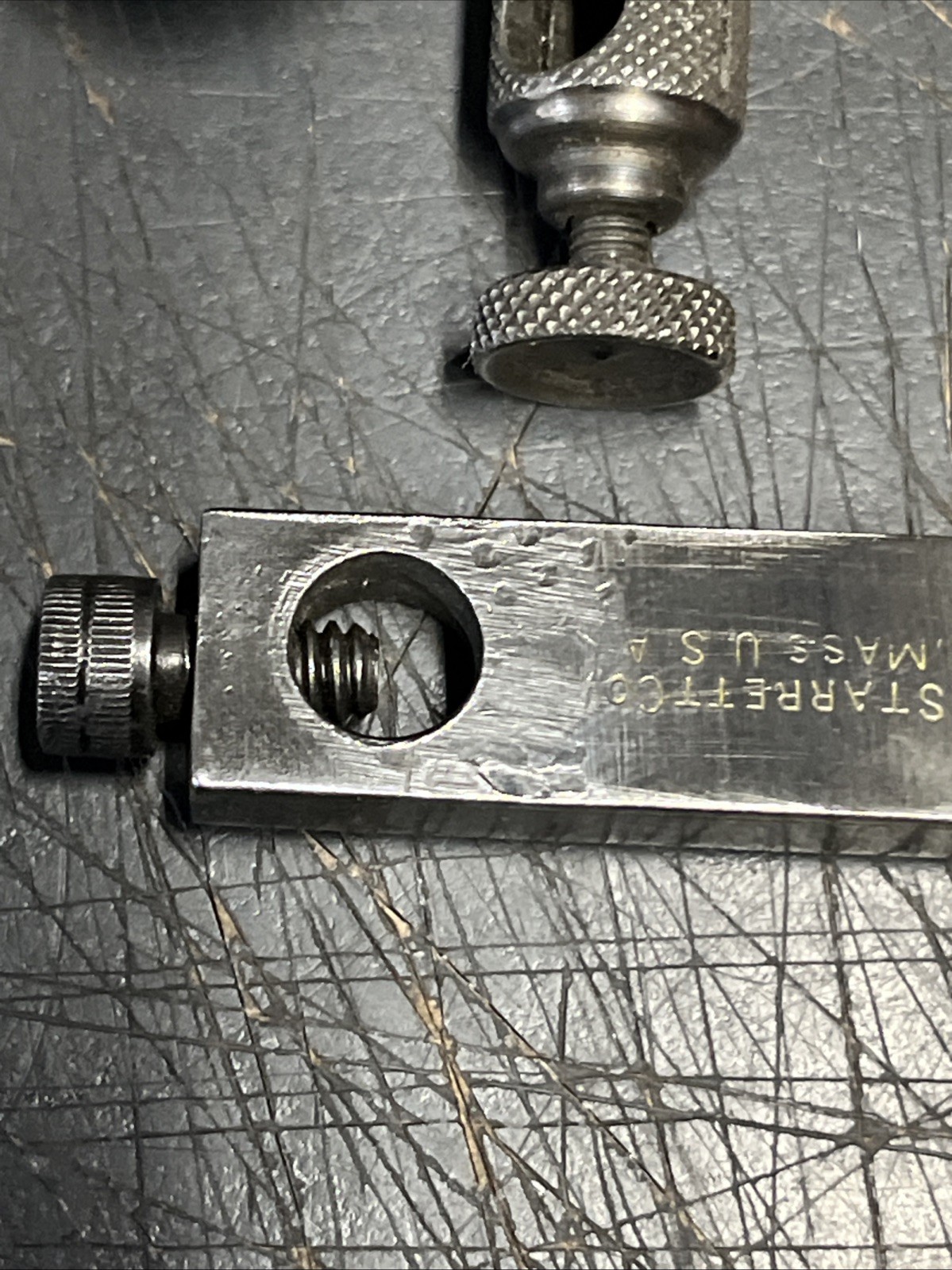 Vintage L.S. Starrett No. 711-F Last Word Test Dial Indicator W/ Original Case🟡
