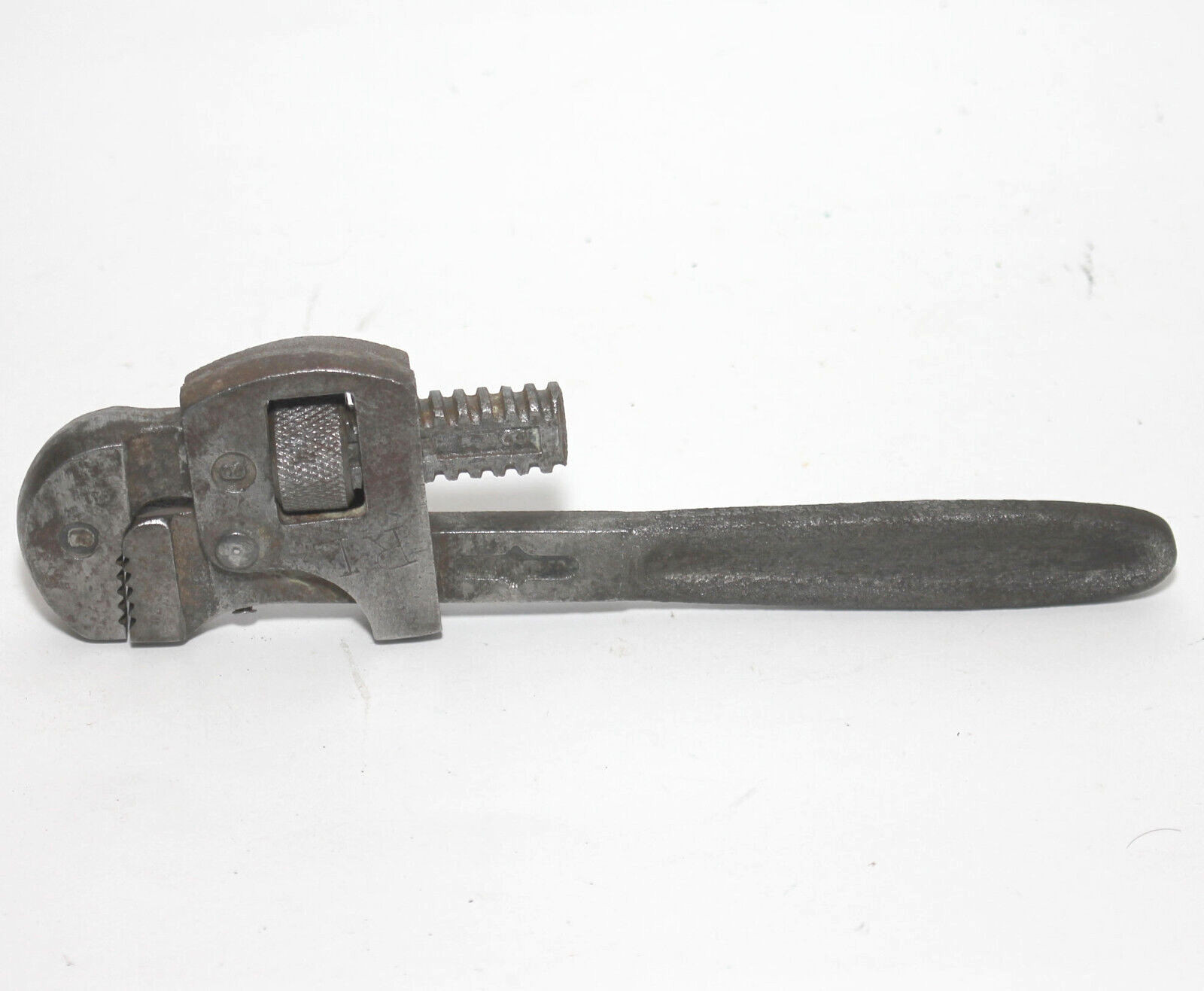 Vintage 8″ Adjustable Stillson Pipe Wrench Drop Forged Steel Made in USA