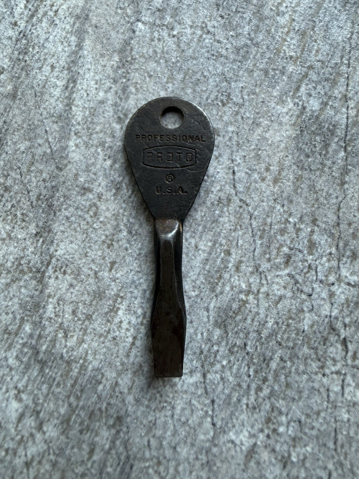 Collector’s Proto Tools Vintage Flathead Key Chain Screwdriver Professional USA