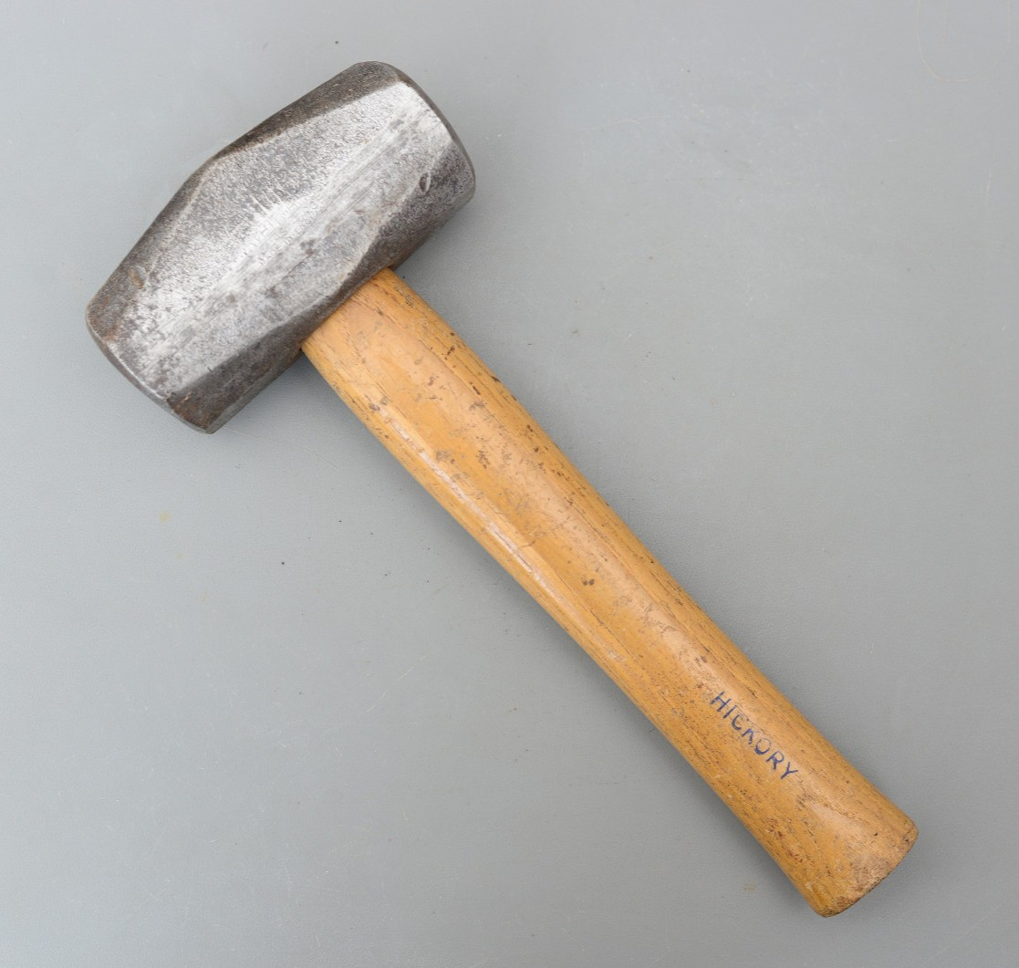 Vintage 1957 W.Whitehouse Atlas Forge 4lbs Lump Club Hammer Blacksmithing