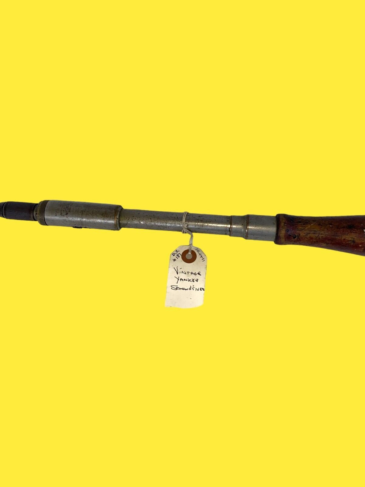 RARE ANTIQUE NORTH BROTHERS YANKEE # 81 RACHETING PHILLIPS SCREWDRIVER – WORKS –