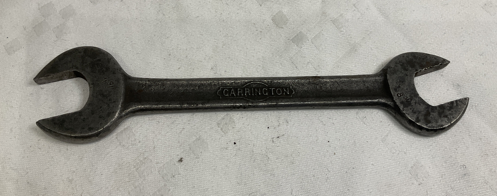 VINTAGE GARRINGTON MAGPIE SPANNER WRENCH S15 7/16 3/8 W TOOL ENGINEER AUTO KIT