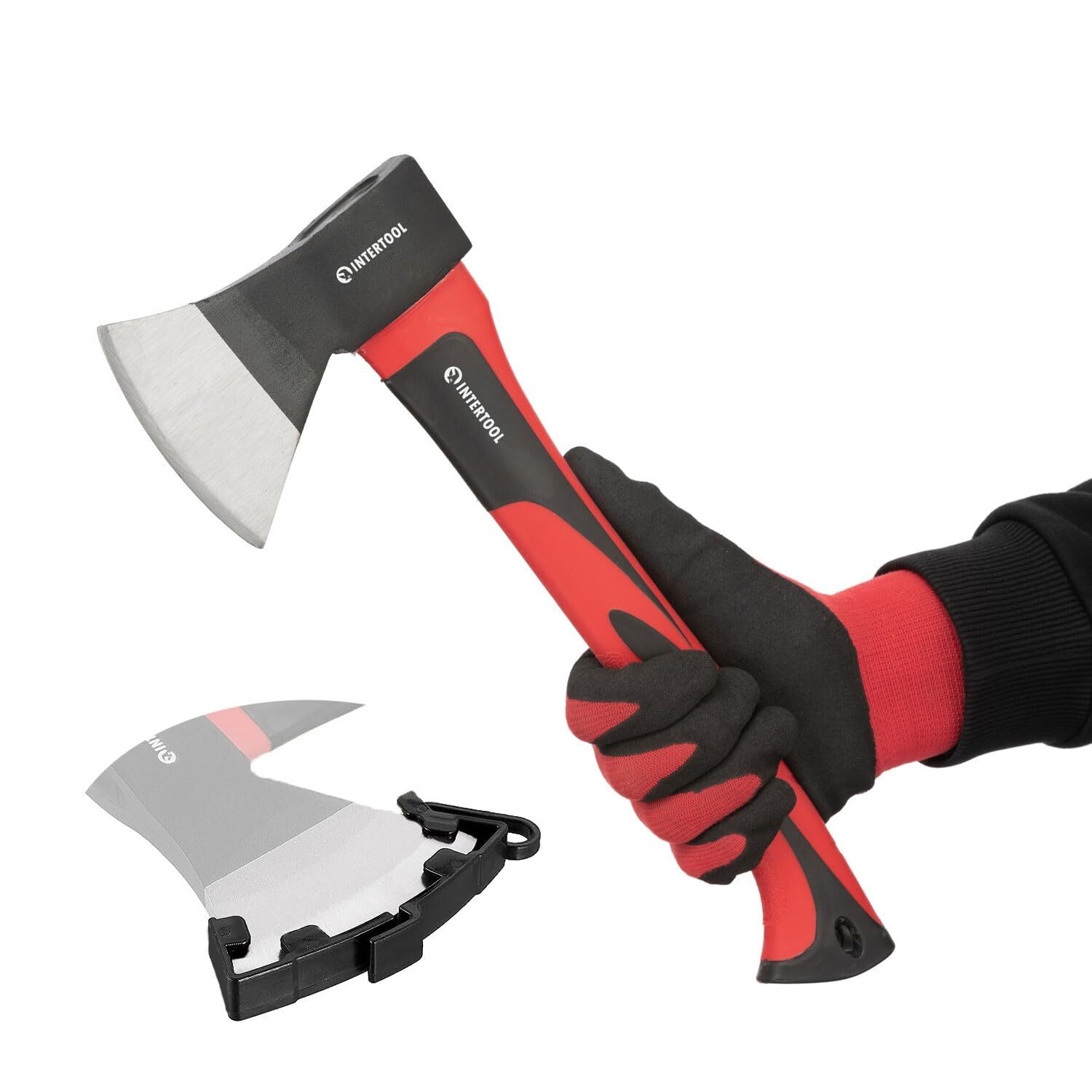 15” Hatchet Axe Small Camp Hand Axe 1.3 lbs Wood Chopping Splitting Shock Abs…