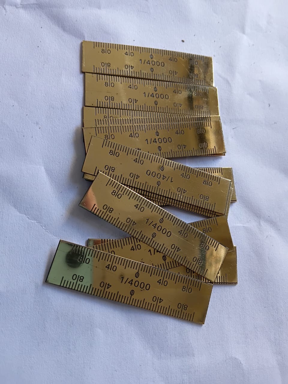 Vintage Brass Beautiful Rule 30 cm 12 inch Home Office Gift Idea For Him