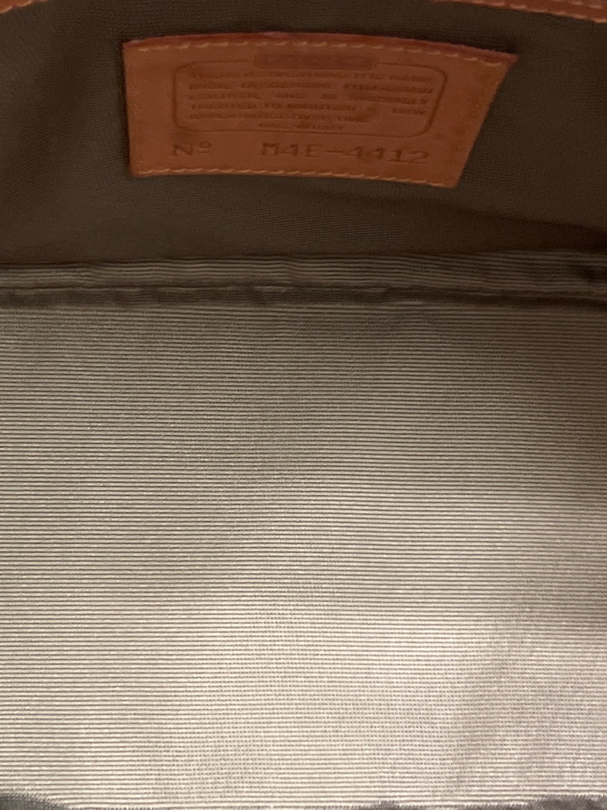 COACH 4412 2WAY Shoulder Bag Brown 20x33x11cm Used Women’s Pre-owned