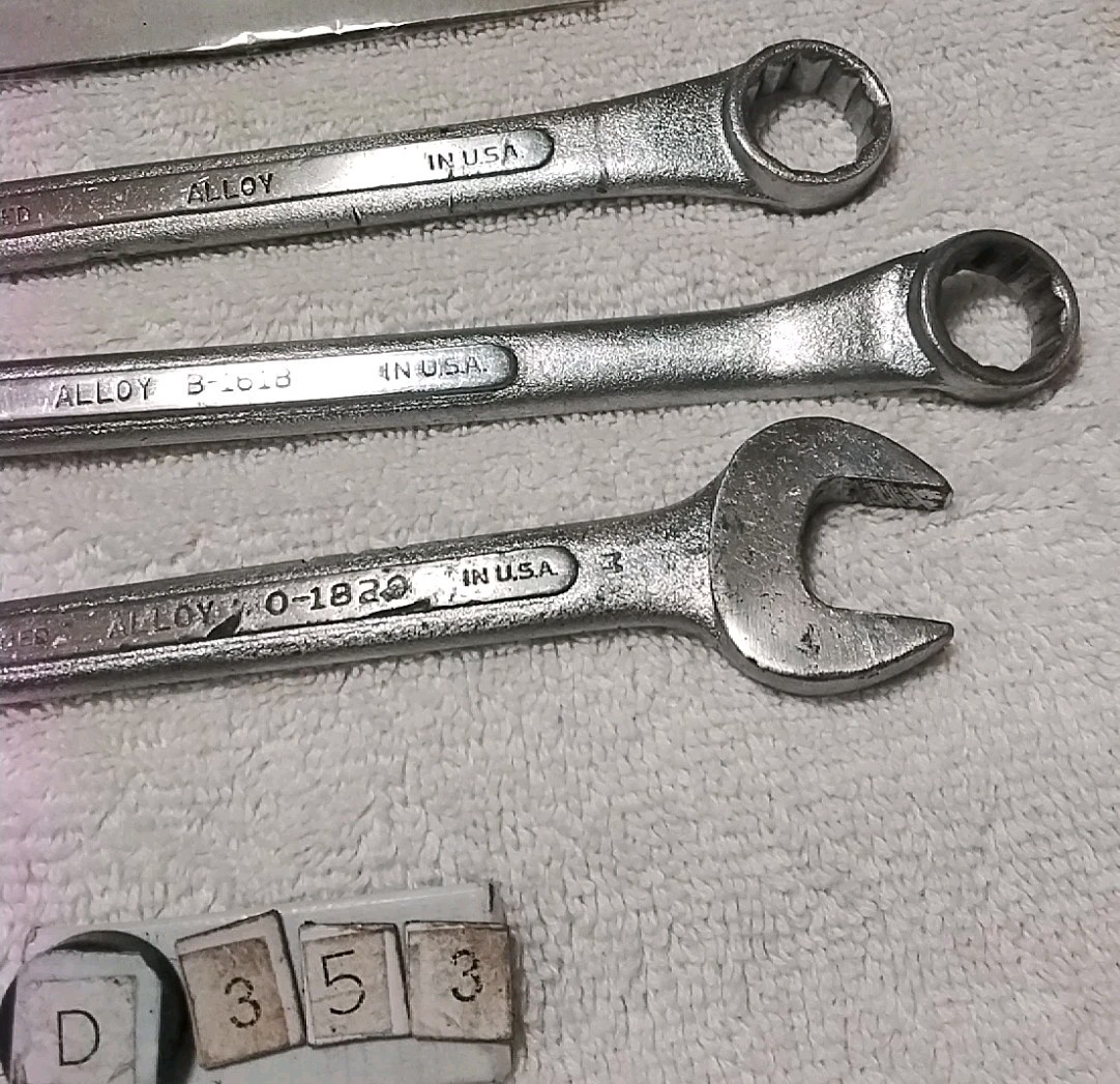 3pc S-K WRENCH VINTAGE 12PT SAE USA 🇺🇸