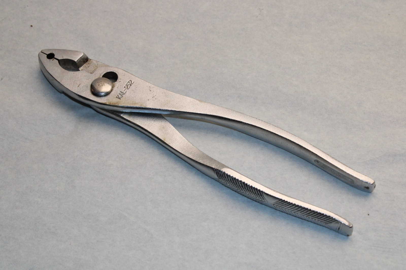 Vintage KAL 252 Hose Clamp Slip Joint Pliers 8” made in JAPAN Great Shape