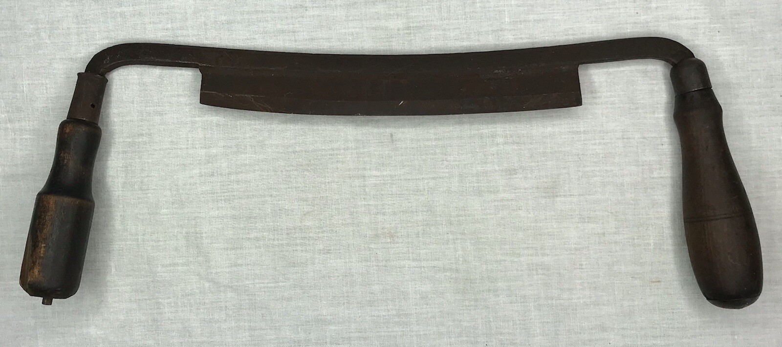 Antique PS&W Draw Knife Peck Stow & Wilcox 8″ Curved Bark Shaver Woodworking