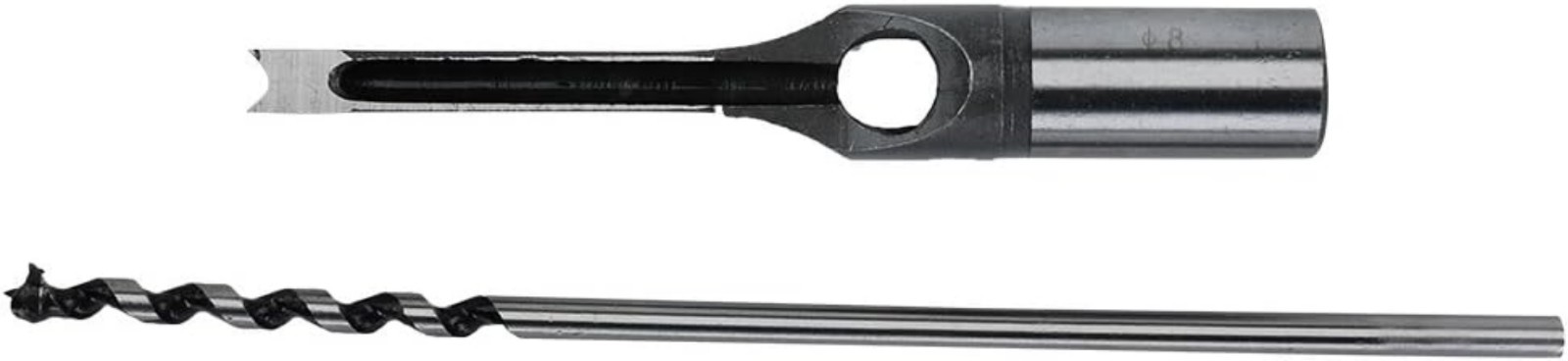 Professional 6-Piece Drill Bit Set for Creating Perfect Square Holes in Wood