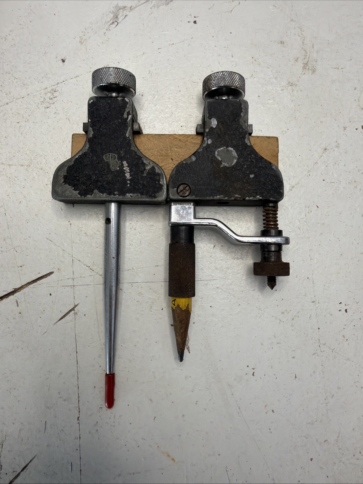 Vintage General Hardware Trammel Points No. 520 Made in USA