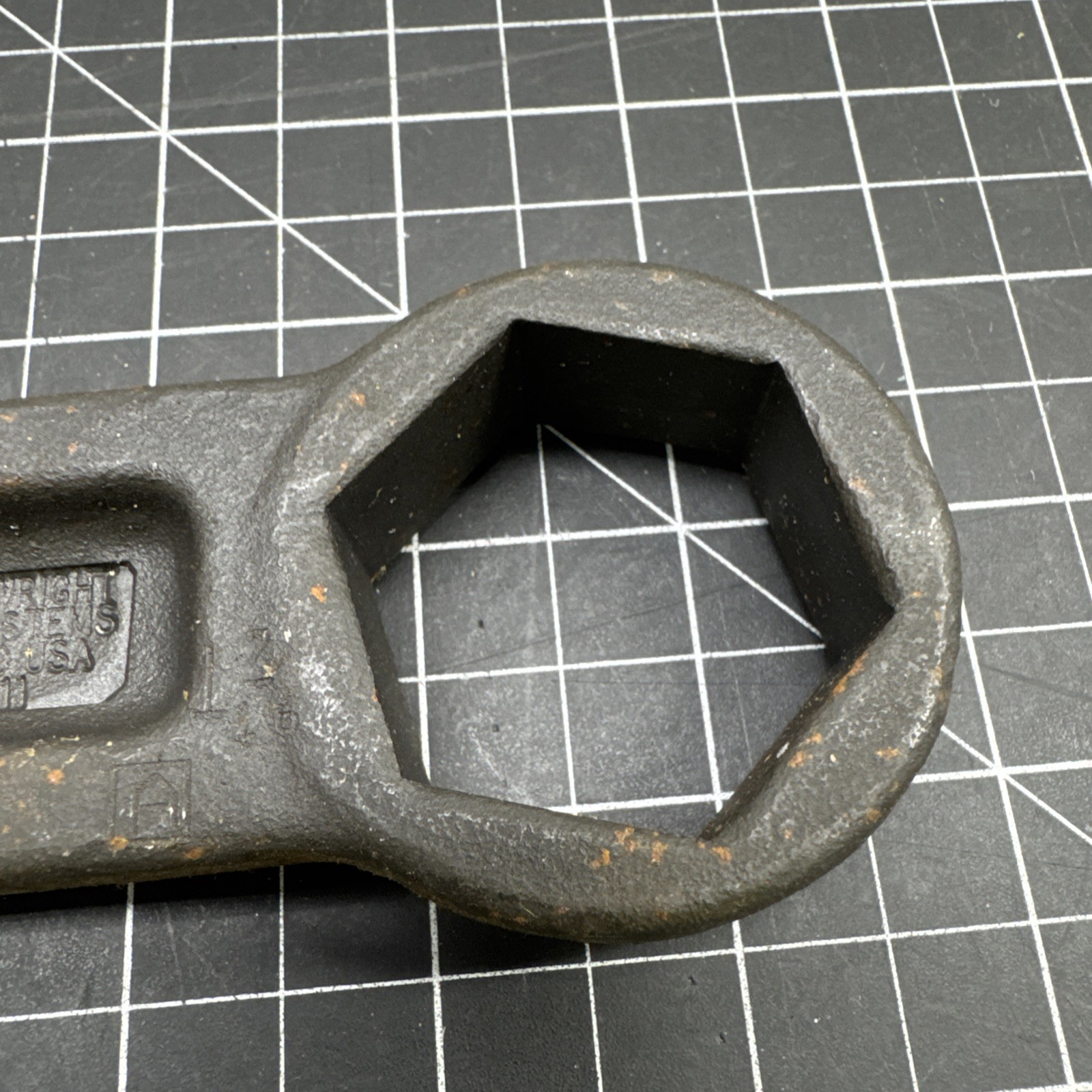 Curtiss Wright Tool Swench Made In USA 41-00787-11 1 7/16 Boxed End Wrench C5