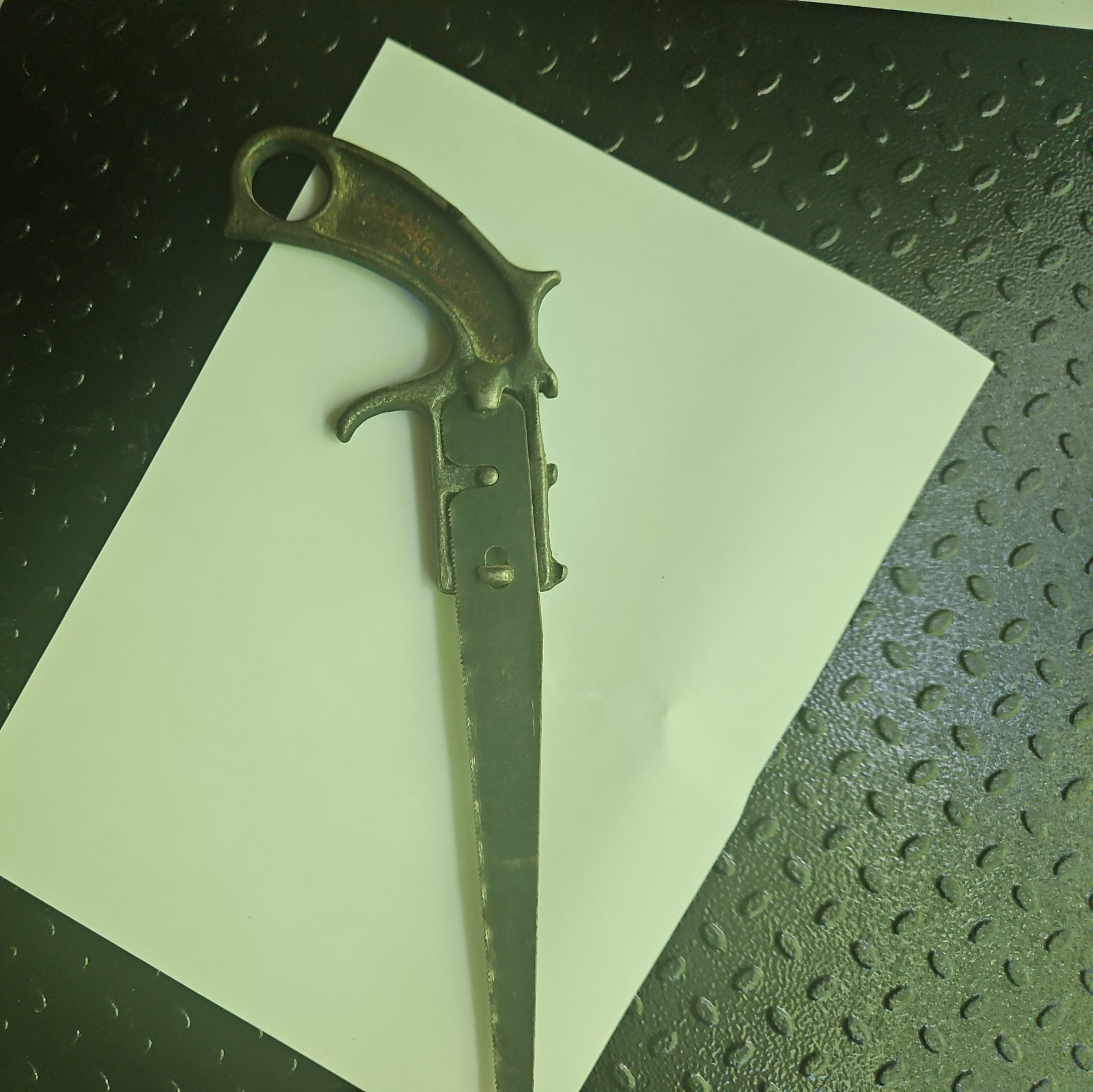Vintage Allway Small Antique Pistol Grip Saw Ultra Mfg Co. NYC Pat 2017895